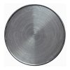 Round Metal Frame Silver finshed and Cone Pedestal End Table - Image 2