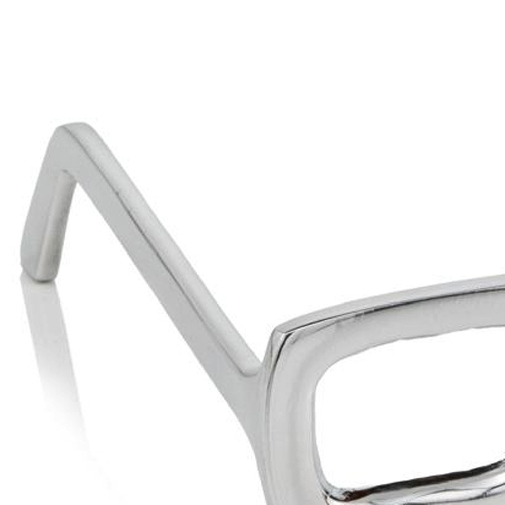 Silver Aluminum Glasses display in Shiny Smooth Finish Decorative Table Top - Image 4