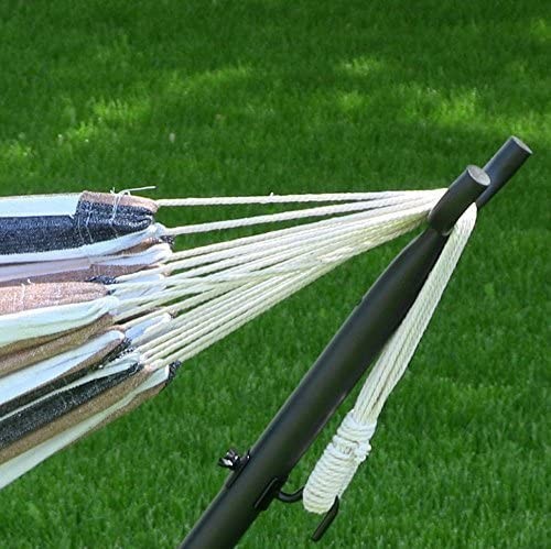 Sahara Stripe Classic 2 Person Hammock with Stand - Image 4