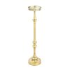 Brushed Gold Finish Drink Size Accent Table - Image 3