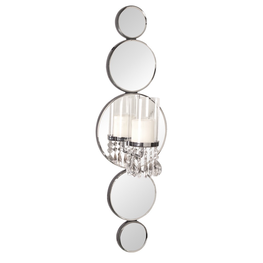 Modern Bling Mirrored Wall Sconce - Image 3
