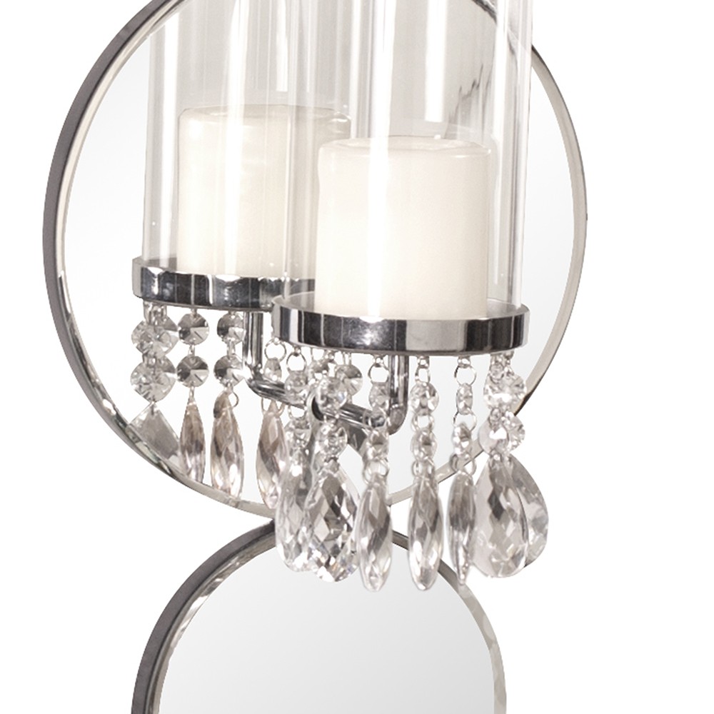 Modern Bling Mirrored Wall Sconce - Image 5