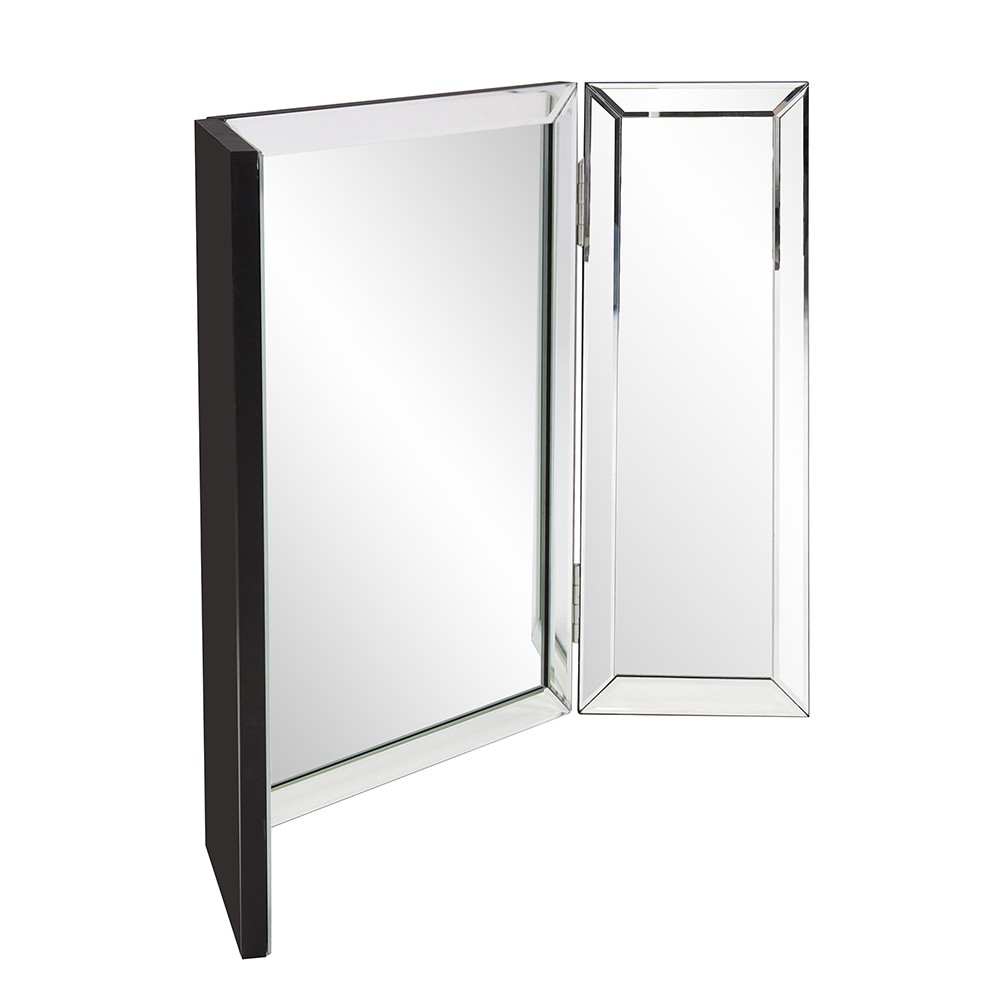 Three Part Hinged Vanity Tabletop Mirror - Image 4