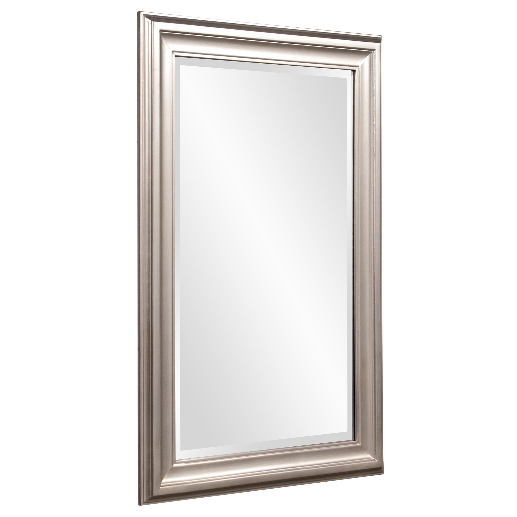 Rectangular Mirror with Leaf Wood Frame - Image 3