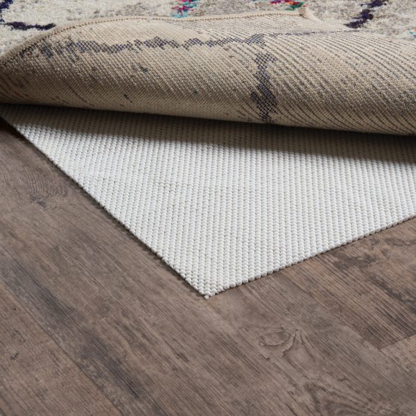 1" x 8" Beige Non Slip Rug Pad - Image 4