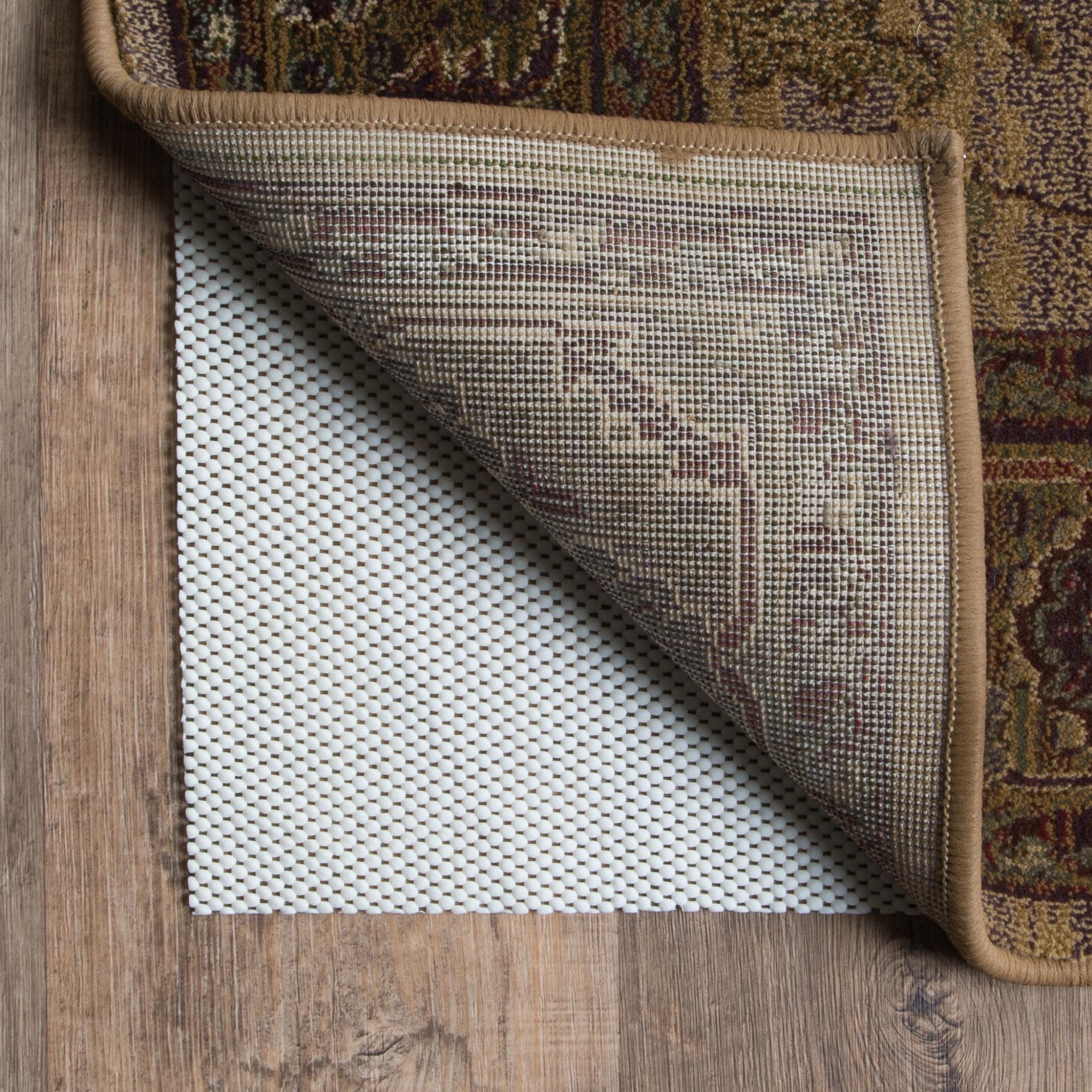 3" x 6" Beige Non Slip Rug Pad