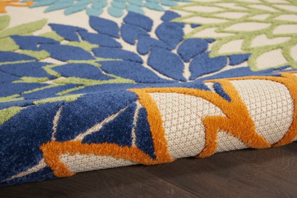 2?x 12?Multicolor Floral Indoor Outdoor Runner Rug - Image 3