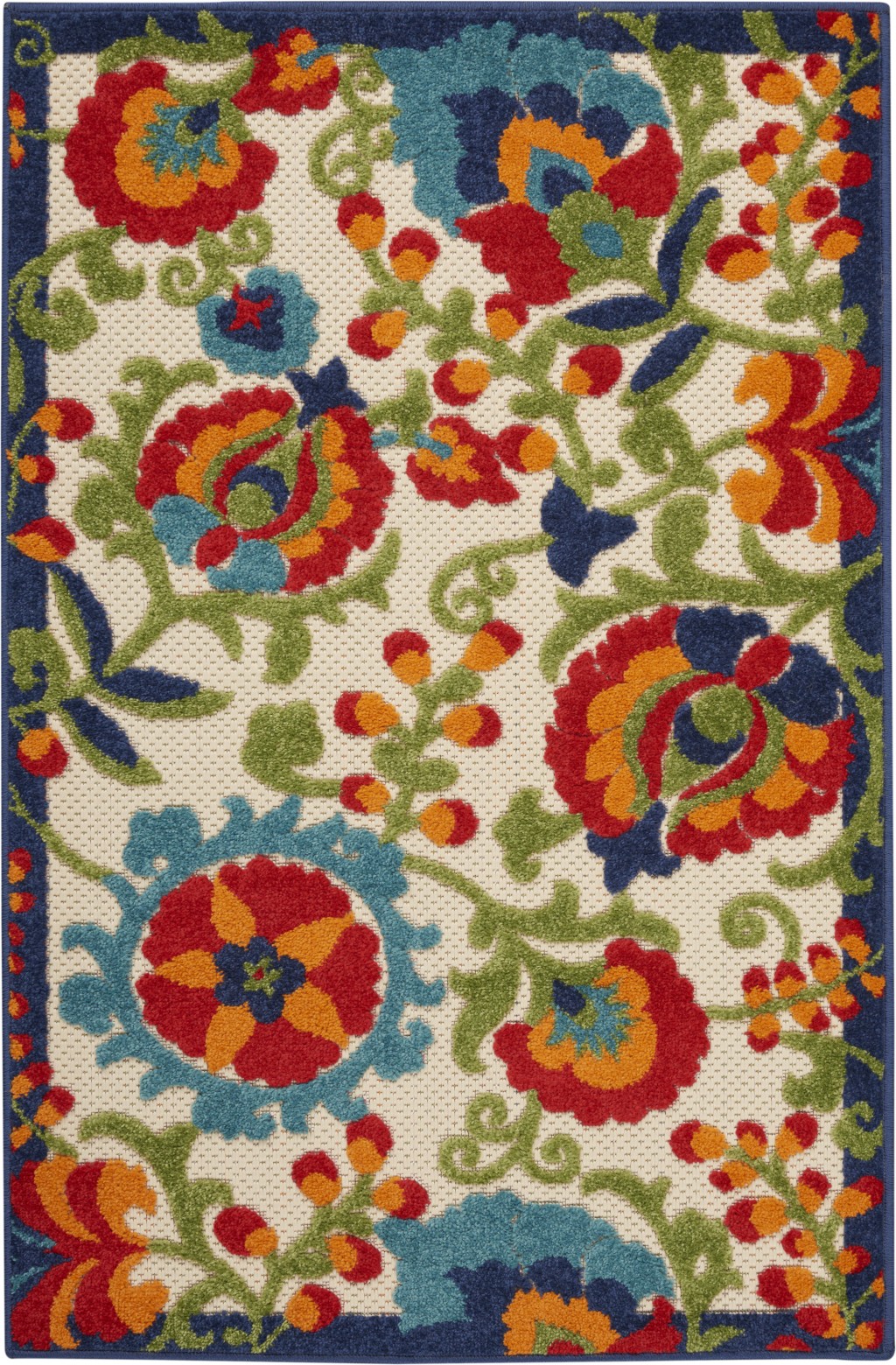 3?x 4?Mediterra Indoor Outdoor Area Rug