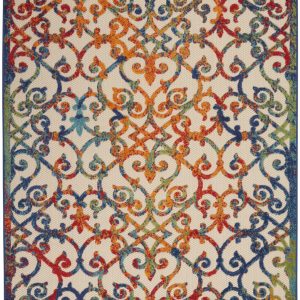 4?x 6?Rainbow Colored Indoor Outdoor Area Rug