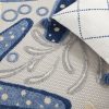 5?x 8' Blue and Gray Indoor Outdoor Area Rug - Image 5