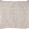 Ivory Chunky Braid Throw Pillow