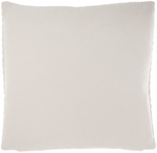 Ivory Chunky Braid Throw Pillow - Image 2