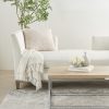 Ivory Chunky Braid Throw Pillow - Image 3