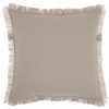 Solid Charcoal Contemporary Throw Pillow