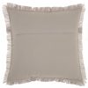 Solid Charcoal Contemporary Throw Pillow - Image 2