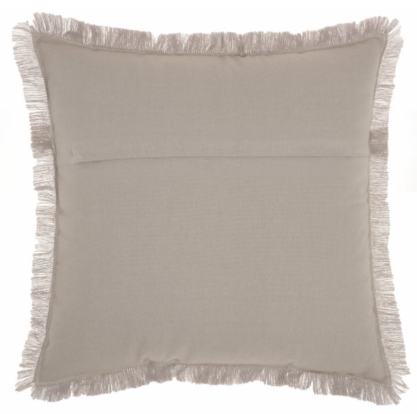 Solid Charcoal Contemporary Throw Pillow - Image 2