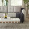 Solid Charcoal Contemporary Throw Pillow - Image 3