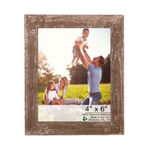 4?x 6?Rustic Farmhouse Espresso Wood Frame