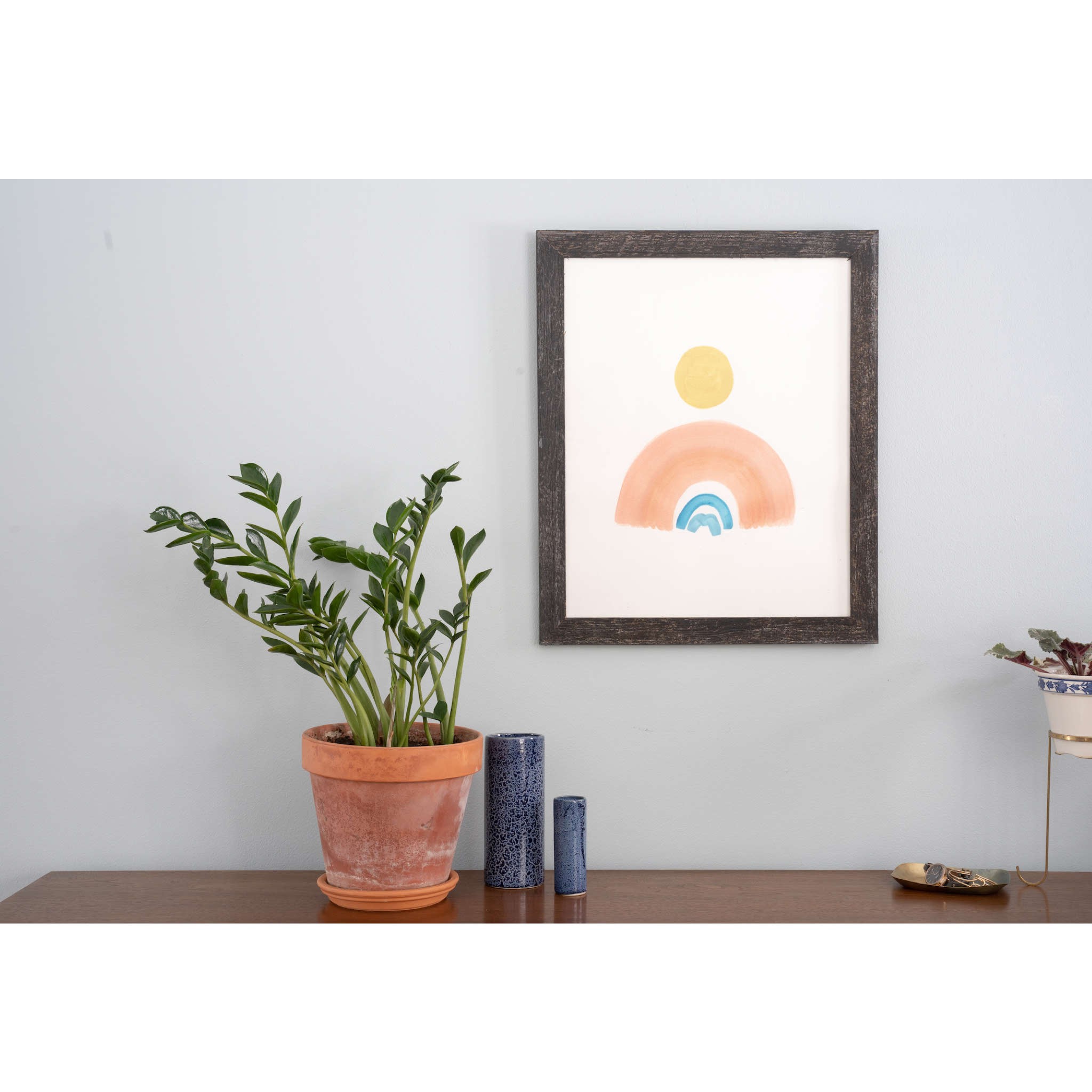 9" x 12" Rustic Farmhouse Rustic Black Wood Frame - Image 2