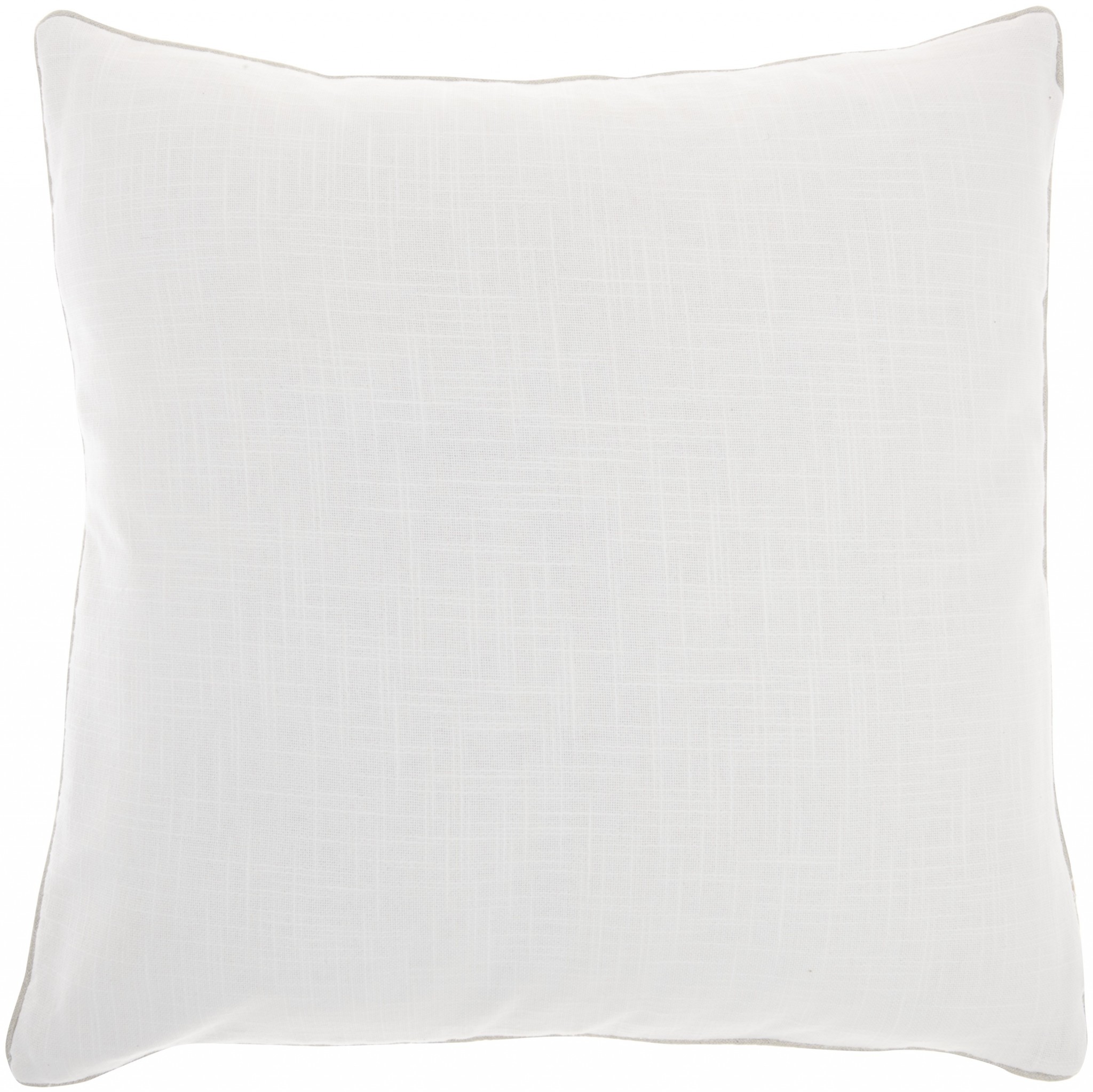 White and Silver Square Pattern Throw Pillow - Image 2