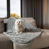 Premier Luxury Cocoa and White Faux Fur Throw Blanket - Image 3