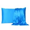 Blue Dreamy Set of 2 Silky Satin King Pillowcases - Image 2