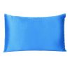 Blue Dreamy Set of 2 Silky Satin King Pillowcases - Image 3
