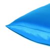 Blue Dreamy Set of 2 Silky Satin King Pillowcases - Image 5