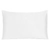 White Dreamy Set of 2 Silky Satin King Pillowcases - Image 3