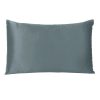 Gray Dreamy Set of 2 Silky Satin King Pillowcases - Image 3