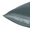 Gray Dreamy Set of 2 Silky Satin King Pillowcases - Image 5
