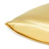 Gold Dreamy Set of 2 Silky Satin King Pillowcases - Image 5