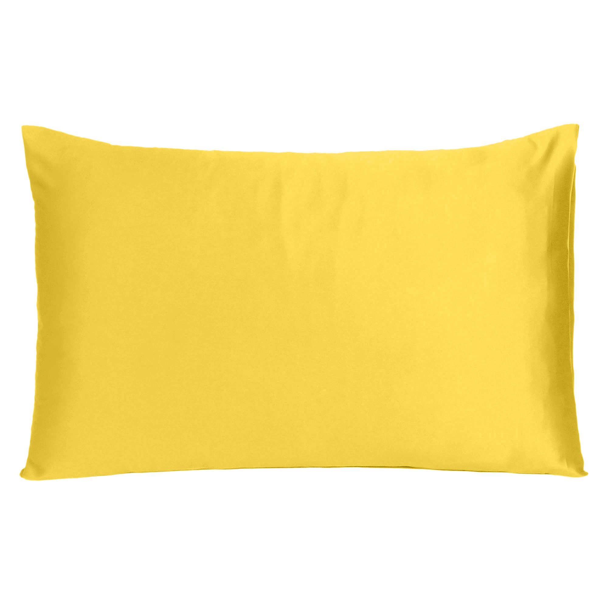Lemon Dreamy Set of 2 Silky Satin King Pillowcases - Image 3