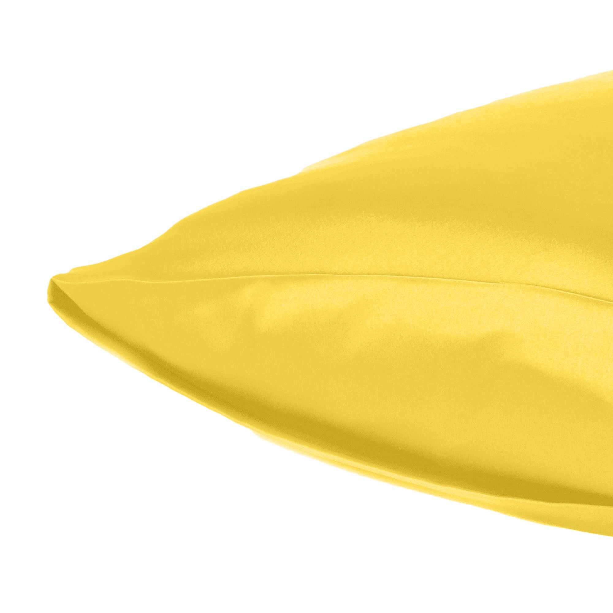 Lemon Dreamy Set of 2 Silky Satin King Pillowcases - Image 5