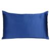 Navy Blue Dreamy Set of 2 Silky Satin King Pillowcases - Image 3