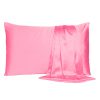Pink Rose Dreamy Set of 2 Silky Satin King Pillowcases - Image 2