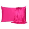 Fuchsia Dreamy Set of 2 Silky Satin King Pillowcases - Image 2