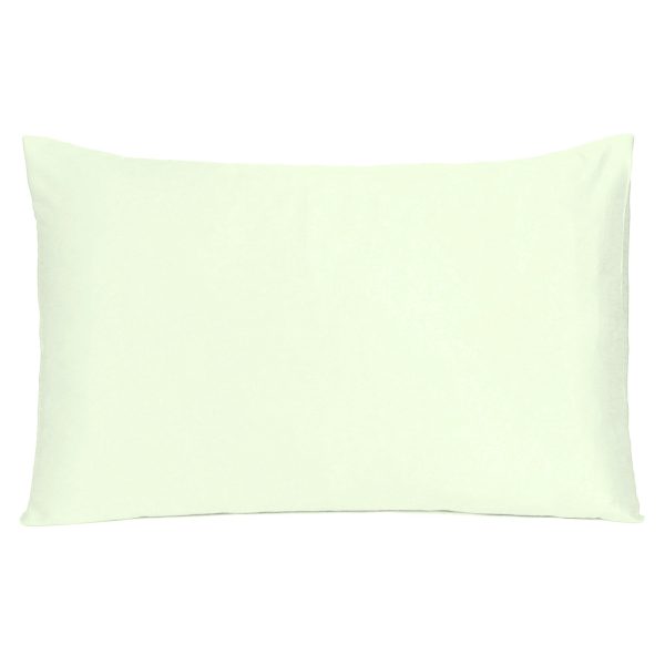 Ivory Dreamy Set of 2 Silky Satin King Pillowcases - Image 3
