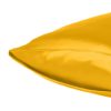 Goldenrod Dreamy Set of 2 Silky Satin King Pillowcases - Image 5