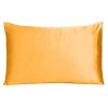 Apricot Dreamy Set of 2 Silky Satin Standard Pillowcases - Image 3