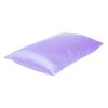 Purple Dreamy Set of 2 Silky Satin Standard Pillowcases - Image 4
