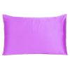 Violet Dreamy Set of 2 Silky Satin Standard Pillowcases - Image 3