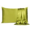 Lemongrass Dreamy Set of 2 Silky Satin Standard Pillowcases - Image 2