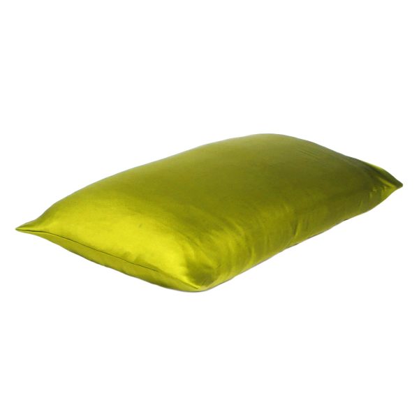 Lemongrass Dreamy Set of 2 Silky Satin Standard Pillowcases - Image 4