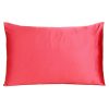 Poppy Red Dreamy Set of 2 Silky Satin Standard Pillowcases - Image 3