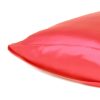 Poppy Red Dreamy Set of 2 Silky Satin Standard Pillowcases - Image 5