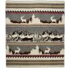 Ultra Soft Bear and Deer Lodge Handmade Blanket - Image 3