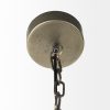 Distressed Bronze Metal Dome Hanging Light - Image 4
