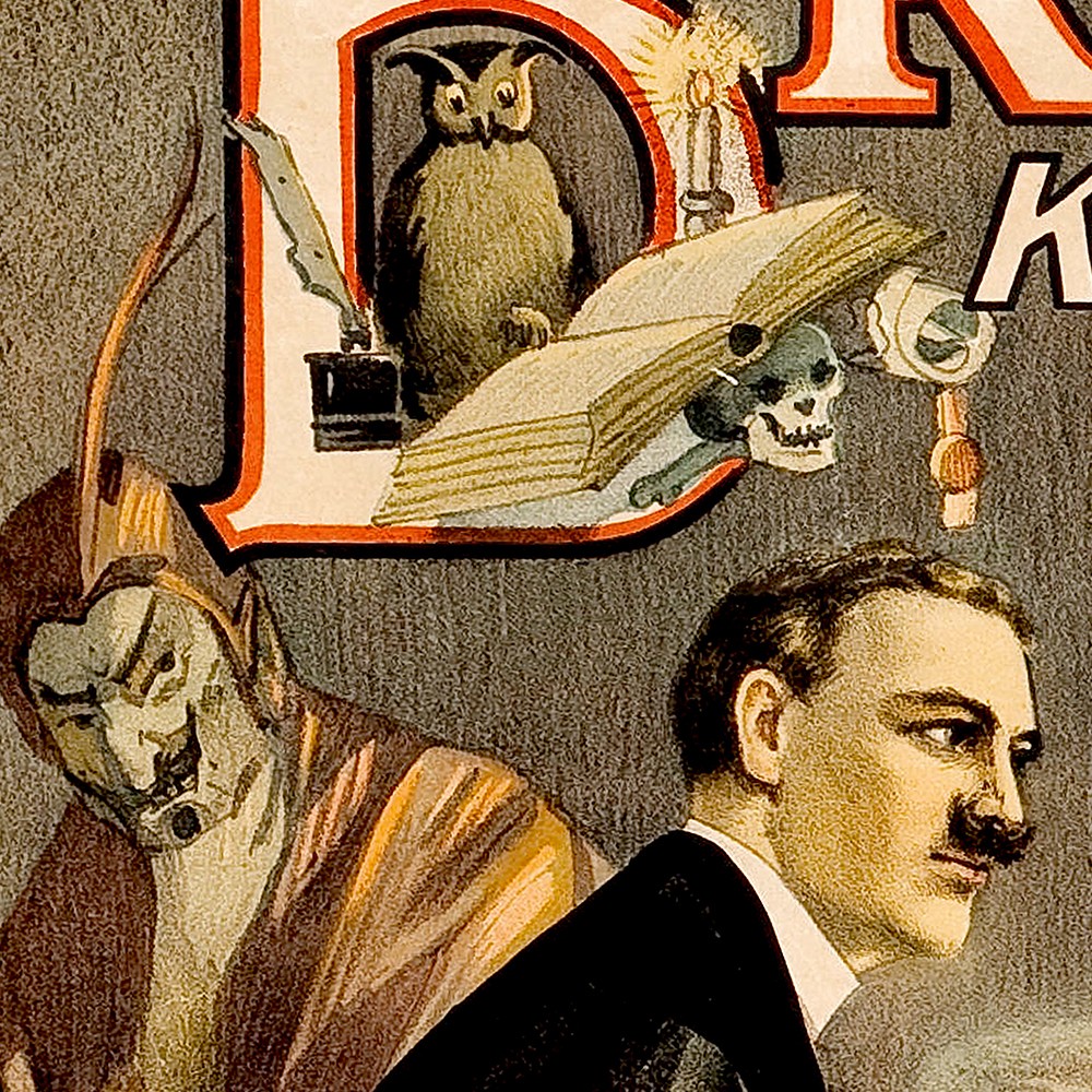 8.5" x 11" Vintage 1895 Blackstone Magic Wall Art