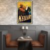 24" x 36" Kellar Drinks with the Devil Vintage Magic Poster Wall Art - Image 3